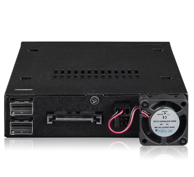 2 x 2.5インチ U.2/U.3 NVMe SSD(7mm)搭載用リムーバブルケース PCIe 4.0対応 3.5インチベイサイズ