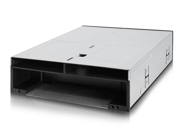 ICY DOCK 2x 2.5インチ HDD/SSD + 1x 3.5インチ HDD 搭載用リムーバブルケース 5.25インチベイ サイズ