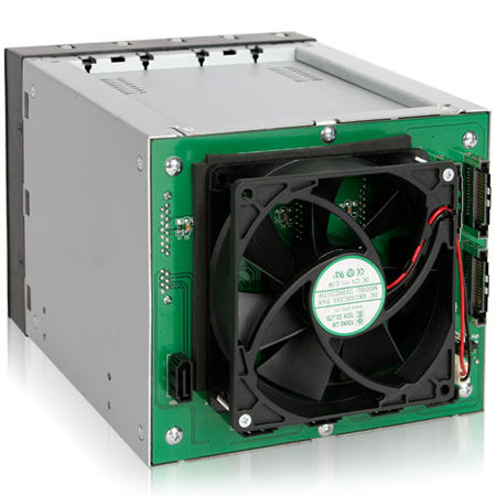 ICYDOCK　5インチベイ3段に3.5インチHDDx5台搭載可能SATAモジュールラック スリムモデル