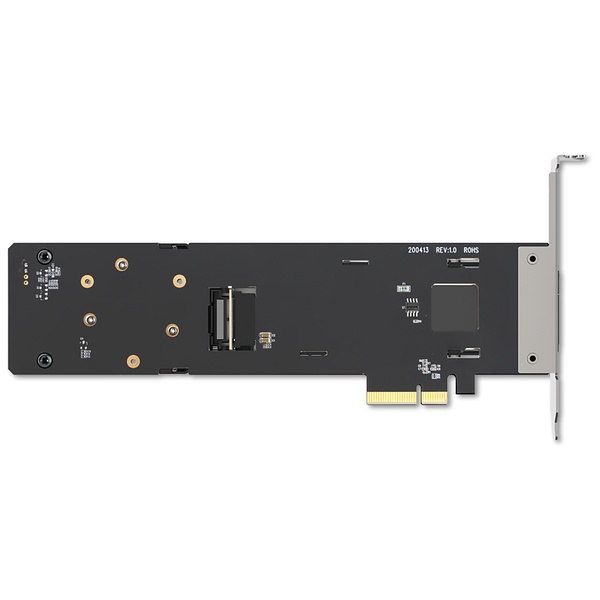 ICY DOCK 1 x E1.S NVMe SSD搭載用 リムーバブルアダプターカード PCIe 5.0 x 4スロット対応