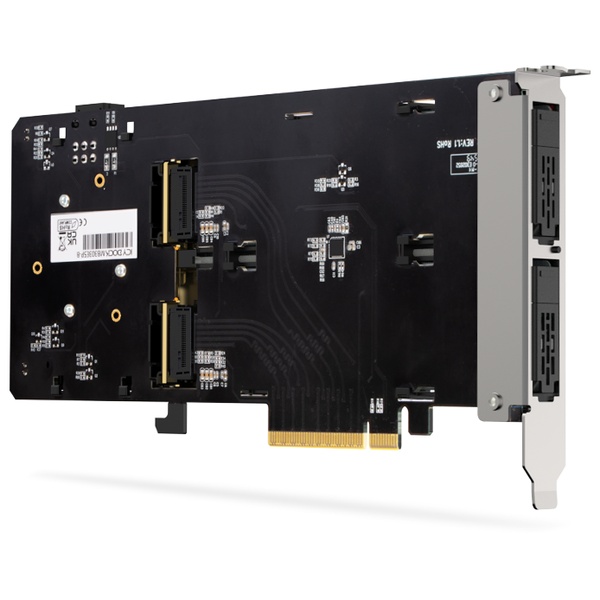 ICY DOCK 2 x E1.S NVMe SSD搭載用 リムーバブルアダプターカード PCIe 5.0 x 8スロット対応