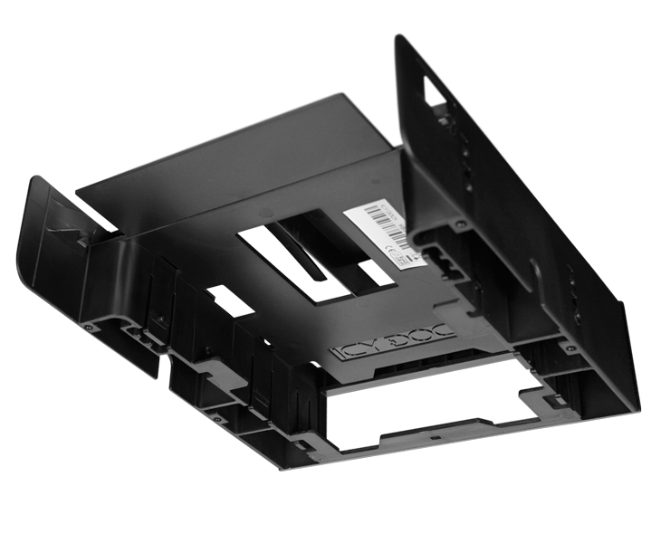 2.5インチ x2台＋3.5インチ x1台搭載用マウントキット 5.25インチベイサイズ