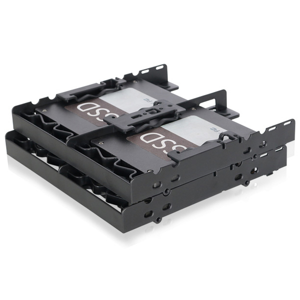 ICYDOCK 4x2.5インチHDD/SSD搭載用ブラケット 5.25インチベイサイズ