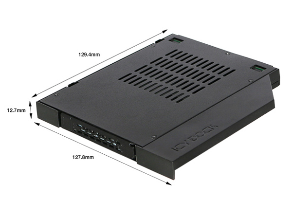 ICY DOCK 2.5 インチHDD / SSD搭載用リムーバブルケース　スリムODDベイサイズ