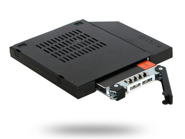 ICY DOCK 2.5 インチHDD / SSD搭載用リムーバブルケース　スリムODDベイサイズ