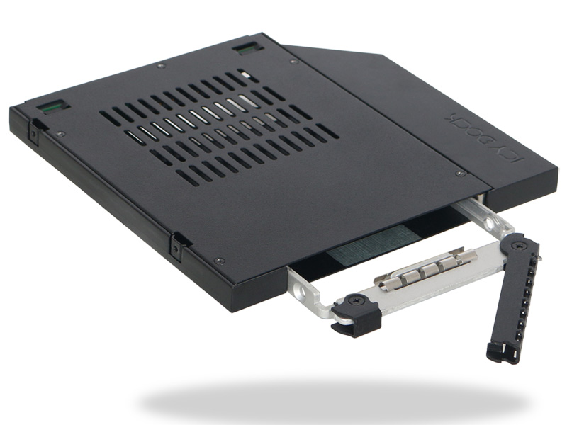 ICYDOCK　2.5インチHDD/SSD搭載用リムーバブルケース　ウルトラスリムODDベイサイズ