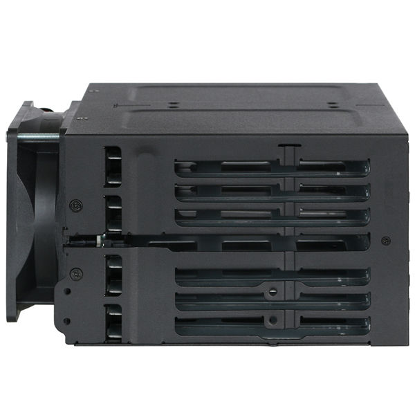 ICYDOCK 16 x 2.5インチ SSD/HDD 搭載用リムーバブルケース 2 x 5.25 インチベイサイズ