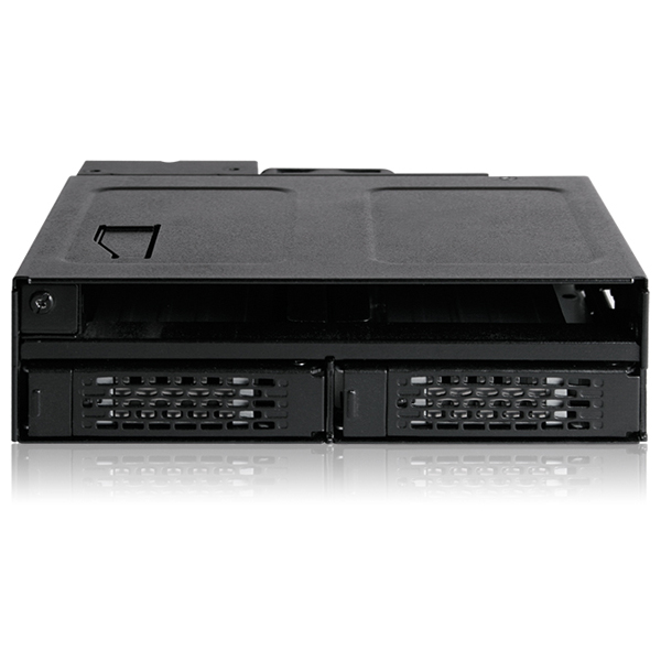 ICYDOCK 2 x 2.5インチSSD / HDD + 1x スリムODD搭載用リムーバブルケース 5.25インチベイサイズ