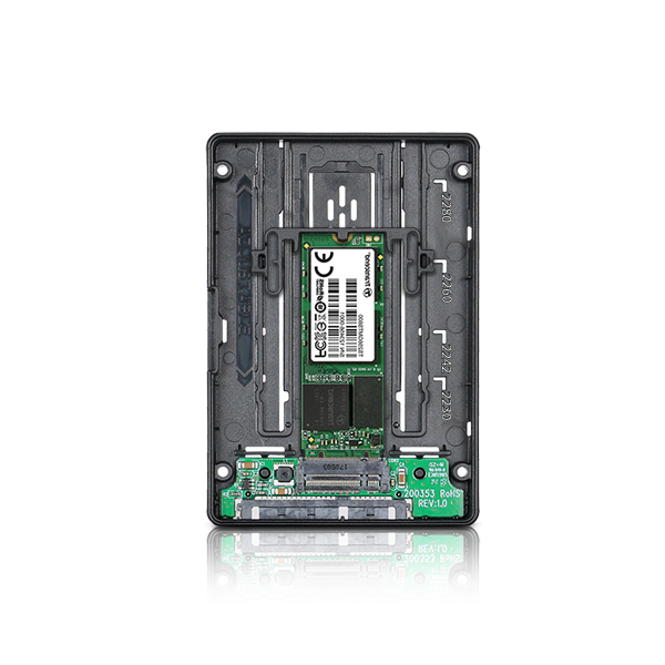 ICYDOCK　M.2 AHCI SATA SSD搭載用変換マウンタ 9.5mm 厚の2.5インチサイズ