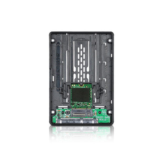 ICYDOCK　M.2 AHCI SATA SSD搭載用変換マウンタ 9.5mm 厚の2.5インチサイズ