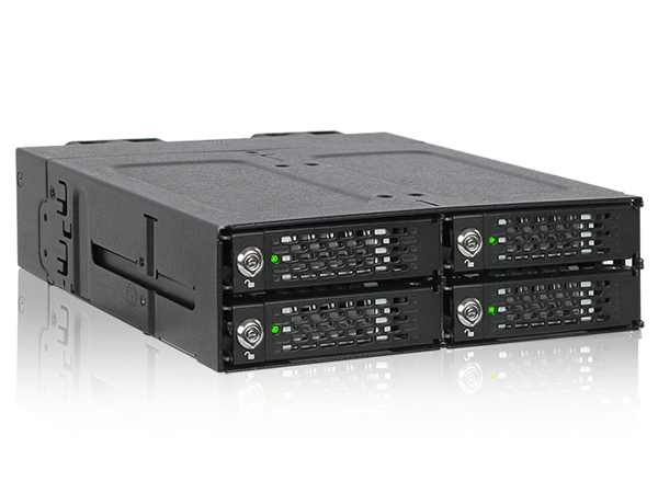 ICYDOCK 4 x M.2 NVMe SSD 搭載用 リムーバブルケース PCIe 4.0対応 5.25インチベイサイズ