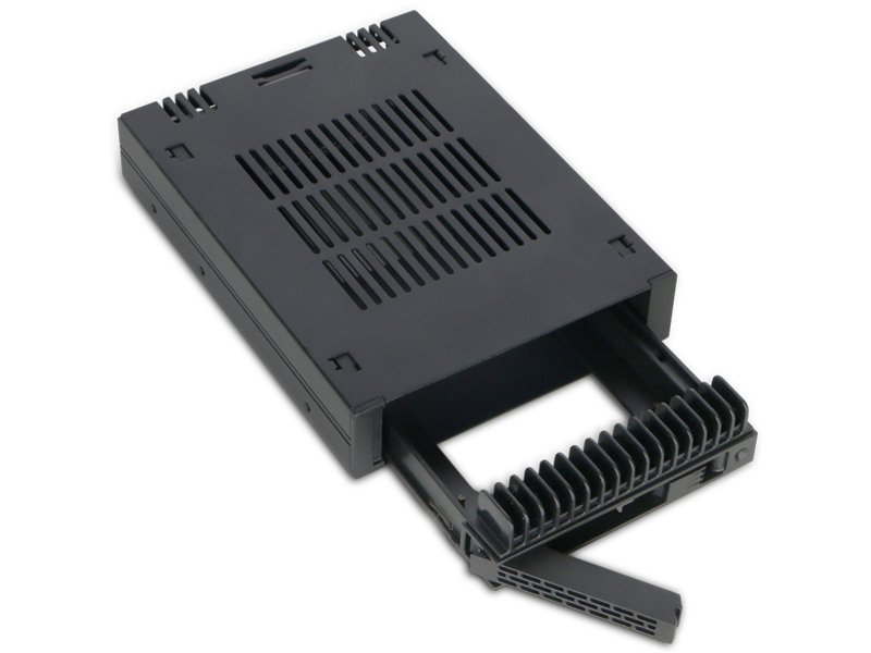 ICYDOCK 1x2.5インチ SATA SSD / HDD搭載用リムーバブルケース 3.5インチベイサイズ ツールレスタイプ