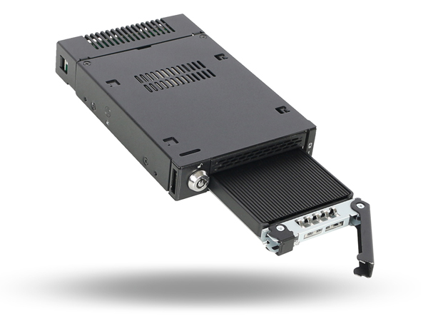 ICYDOCK　1xM.2 NVMe SSD搭載用 リムーバブルケース　PCIe 4.0対応　3.5 インチベイサイズ