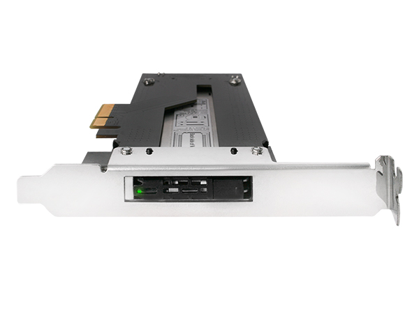 ICYDOCK 1xM.2 NVMe SSD 搭載用リムーバブルアダプタ PCIe 4.0 x 4拡張スロット対応