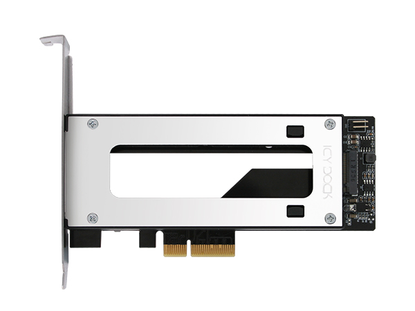 ICYDOCK 1xM.2 NVMe SSD 搭載用リムーバブルアダプタ PCIe 4.0 x 4拡張スロット対応