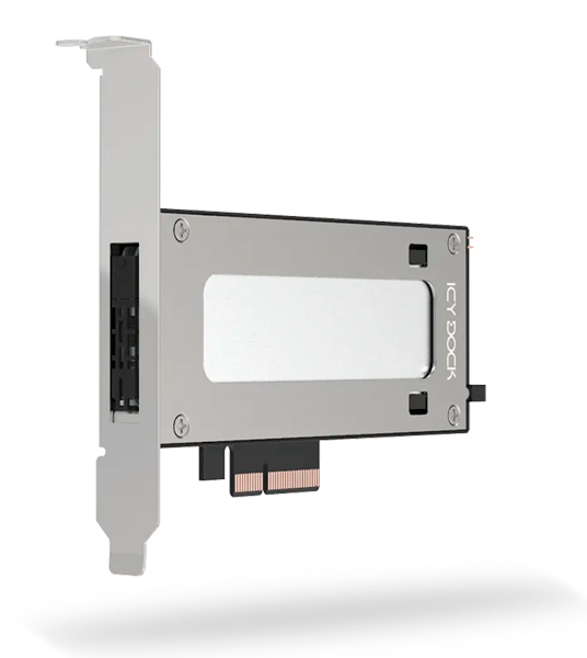M.2 NVMe SSD搭載用リムーバブルアダプタ PCIe 5.0 x4拡張スロット対応