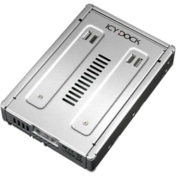 ICYDOCK フルメタル 2.5インチ SATA/SAS SSD/HDD 搭載用3.5インチ変換コンバーター