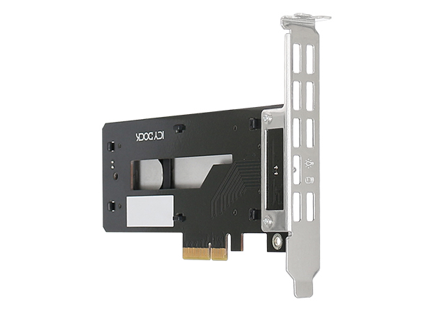 ICY DOCK 1x M.2 NVMe SSDからPCIe4.0 x 4変換アダプター ヒートシンク付きモデル