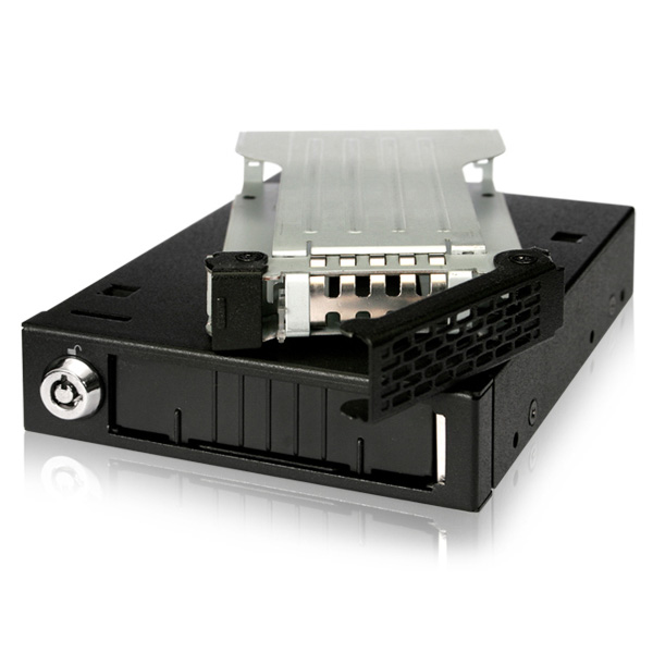 ICYDOCK 1x2.5インチSATA HDD/SSD搭載用リムーバブルケース 3.5インチベイサイズ