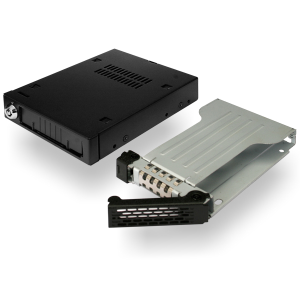 ICYDOCK 1x2.5インチSATA HDD/SSD搭載用リムーバブルケース 3.5インチベイサイズ