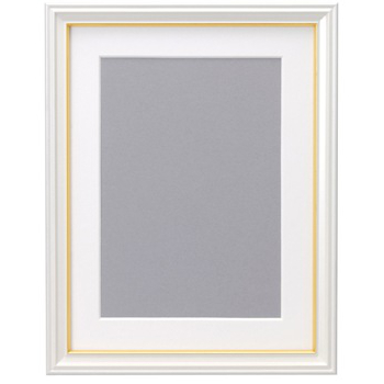 FUJICOLOR 肖像額縁 キャビネ パールホワイト