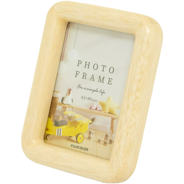 FUJICOLOR 木製フォトスタンド 4001HL ハーフサイズ(1/2L) 木地