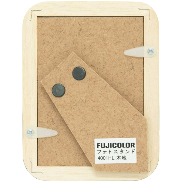 FUJICOLOR 木製フォトスタンド 4001HL ハーフサイズ(1/2L) 木地