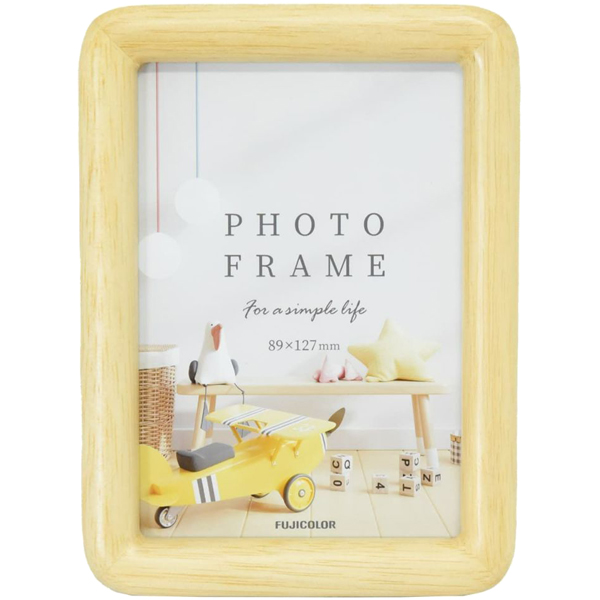 FUJICOLOR 木製フォトスタンド 4201L Lサイズ 木地