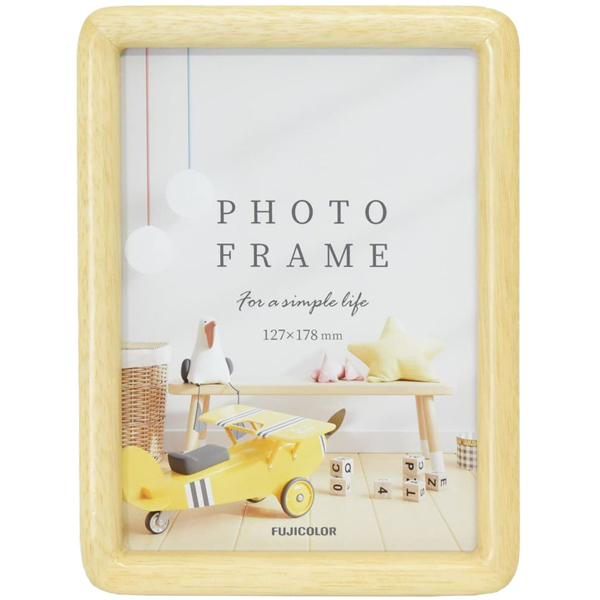 FUJICOLOR 木製フォトスタンド 4401K 2Lサイズ 木地