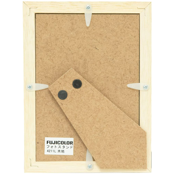 FUJICOLOR 木製フォトスタンド 4211L Lサイズ 木地
