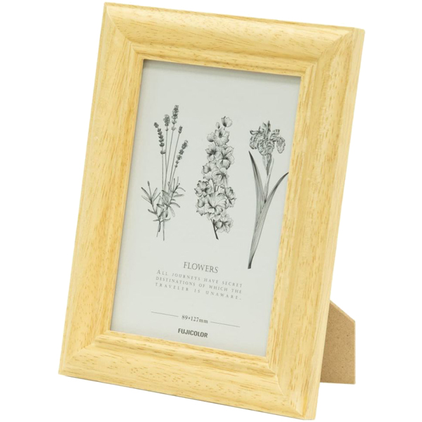 FUJICOLOR 木製フォトスタンド 4221L Lサイズ 木地