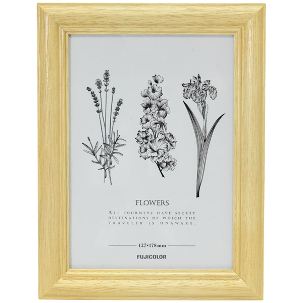 FUJICOLOR 木製フォトスタンド 4421K 2Lサイズ 木地