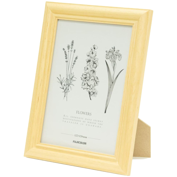 FUJICOLOR 木製フォトスタンド 4421K 2Lサイズ 木地