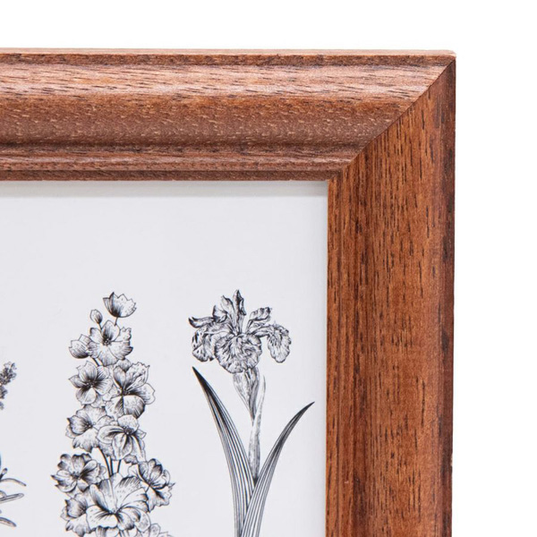 FUJICOLOR 木製フォトスタンド 4522TL Lサイズ×2面 ブラウン