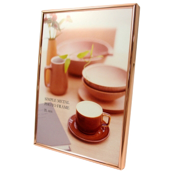 フジカラー メタルフォトスタンド 1403K キャビネサイズ ピンクゴールド