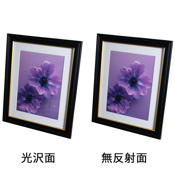 FUJICOLOR 肖像額縁 4切 ブラック 無反射