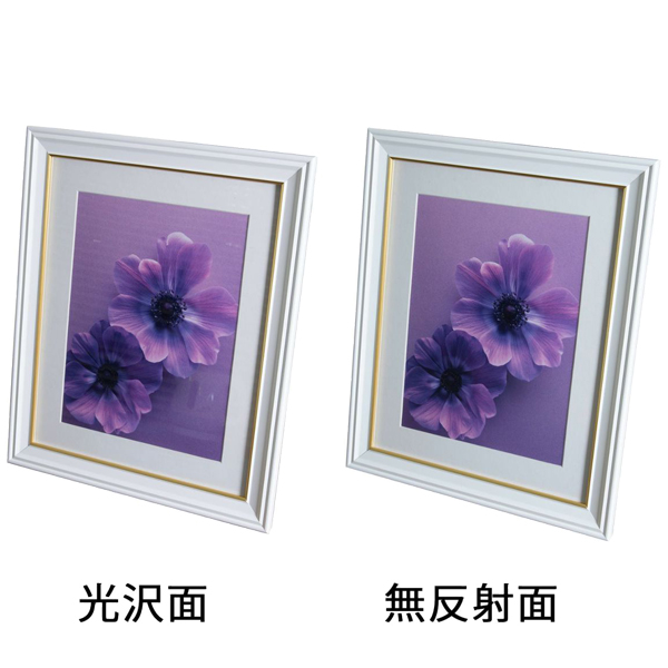 FUJICOLOR 肖像額縁 A4 パールホワイト 無反射