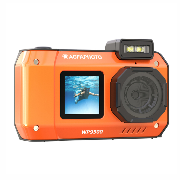 AGFAPHOTO 防水デジタルカメラ WP9500OR 1300万画素 7m防水 デジタルズーム4.4倍