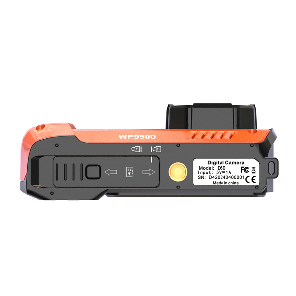 AGFAPHOTO 防水デジタルカメラ WP9500OR 1300万画素 7m防水 デジタルズーム4.4倍