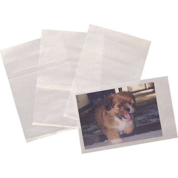 写真袋・展示ホルダー ハイゼックス袋(乳白色) ワイド六切 100枚入