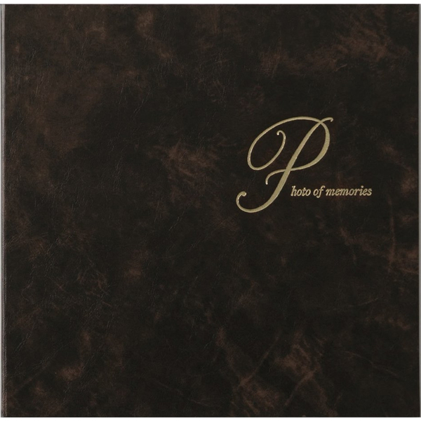 写真台紙 フォトオブメモリー POM-2 表紙のみ ブラウン 3面