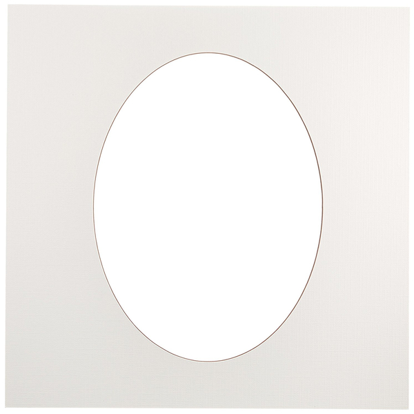 写真台紙 コースターVカットマット CV-2 六切・楕円