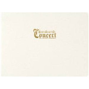 写真台紙 コンサート台紙 2面 ホワイト