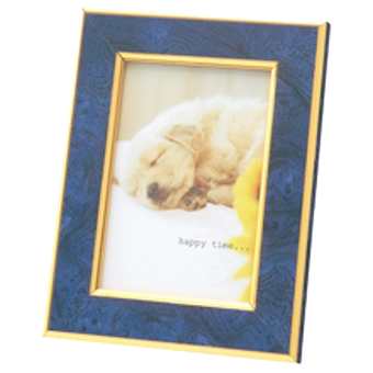 フォトフレーム デザインフレーム L ブルー