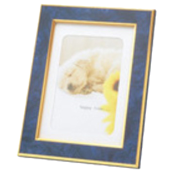 フォトフレーム デザインフレーム 2L(KGマット) ブルー