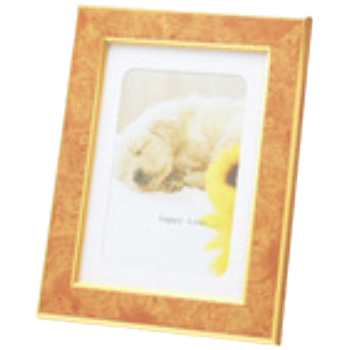 フォトフレーム デザインフレーム 2L(KGマット) キャメル