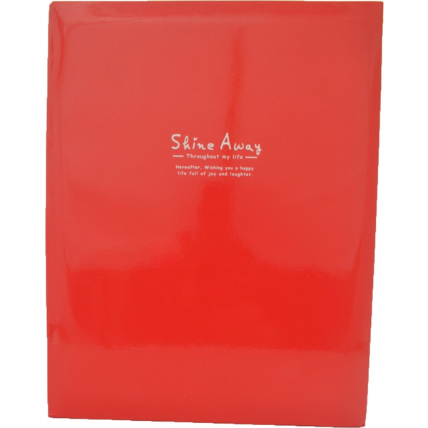 写真用アルバム キングA4フリーアルバム レッド