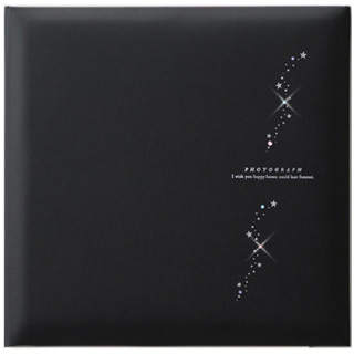 写真台紙 ジュエルスター JS6-2-B 表紙のみ ブラック 5冊組 2面