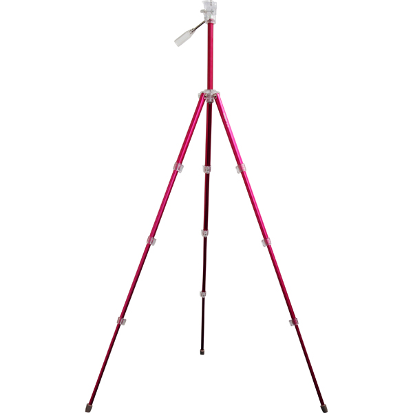 小型4段三脚 C-3i レッド
