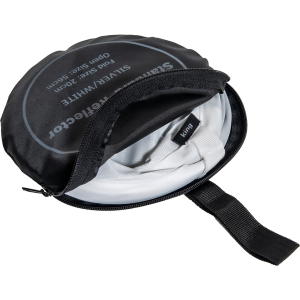 KING 撮影用レフ板 グリップレフ S/W 56cm 白枠